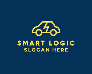 Smart Electric Car logo design