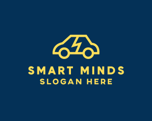 Smart Electric Car logo design