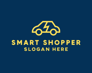 Smart Electric Car logo design