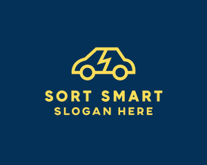 Smart Electric Car logo design