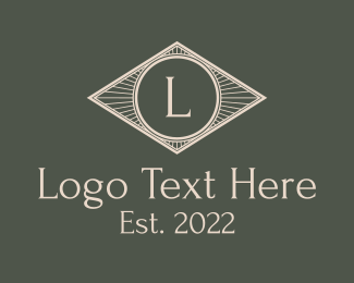 Elegant Diamond Letter  Logo
