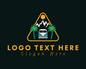 Tour - Tropical Mountain Tour logo design