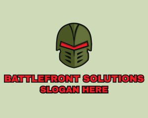 War - Esports Gaming Warrior Helmet logo design