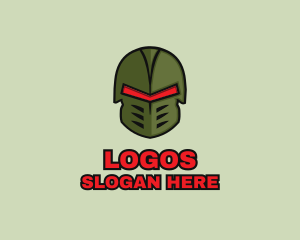 Special Forces - Esports Gaming Warrior Helmet logo design