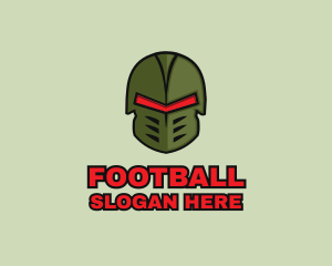Esports Gaming Warrior Helmet logo design