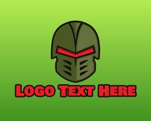 Soldier - Esports Gaming Warrior Helmet logo design