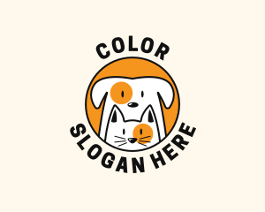 Dog & Cat Grooming Logo