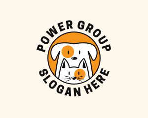 Dog & Cat Grooming Logo