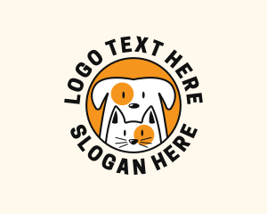 Dog & Cat Grooming Logo