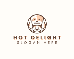 Pet Dog Cat logo design