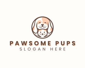 Pet Dog Cat logo design