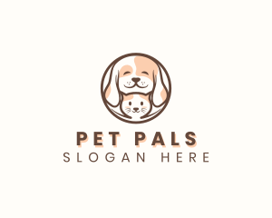 Pet Dog Cat logo design