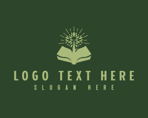 Study - Sunray Book Tree logo design