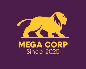 Big - Elegant Golden Lion logo design