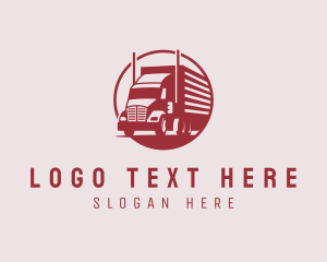 Drive - Cargo Truck Trading logo design