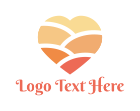 Heart - Feminine Heart Shape logo design