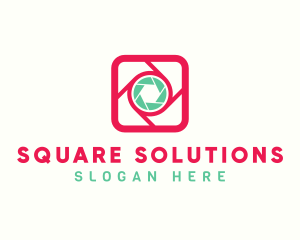 Square - Square Camera Icon logo design