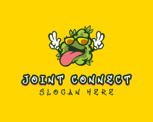 Joint - Cannabis Marijuana CBD logo design