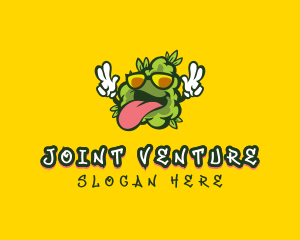 Joint - Cannabis Marijuana CBD logo design