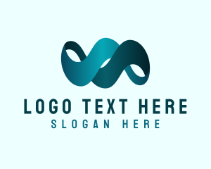 Abstract - Water Wave Frequency logo design