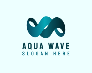 Water Wave Frequency logo design