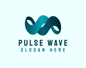 Frequency - Water Wave Frequency logo design