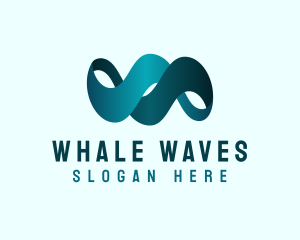 Water Wave Frequency logo design