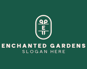 Scissors Gardening Lawn logo design