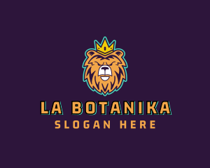 Esport - Grizzly Bear King logo design