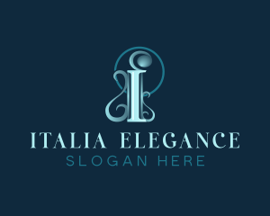 Elegant Luxury Letter I logo design