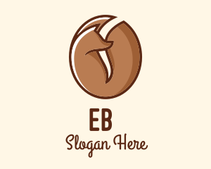 Coffee Shop - Brown Fox Coffee Bean Restaurant logo design