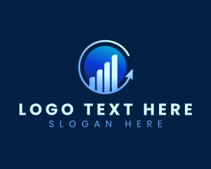 Index - Finance Arrow Graph logo design