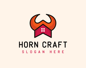 Horns Real Estate logo design