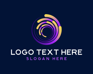 Swirl - Motion Swirl Vortex logo design