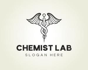 Chemist - Doctor Medical Caduceus logo design