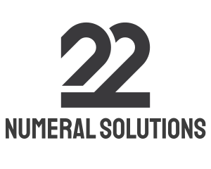 Numeral - Industrial Number 22 logo design