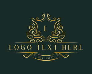 High End - Elegant Luxury Royal Hotel logo design