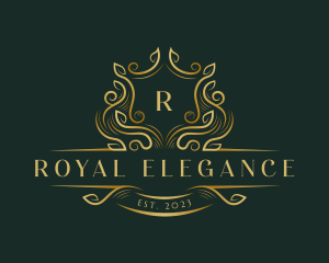 Elegant Luxury Royal Hotel logo design