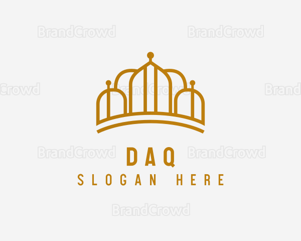 Gold Luxury Crown Logo