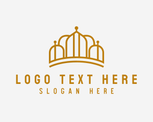 Gold - Gold Luxury Crown logo design