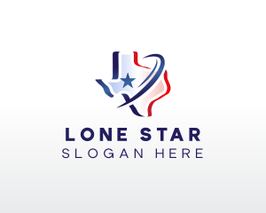 Texas - Texas State Map logo design