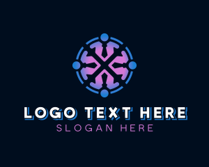 Ngo - Employee People Community logo design