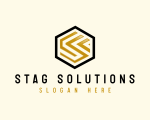 Professional Abstract Letter S logo design