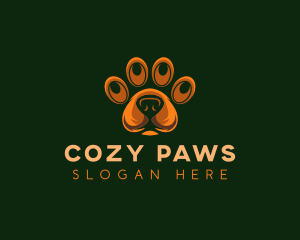 Dog Paw Veterinary logo design