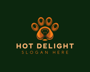 Dog Paw Veterinary logo design