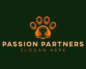 Dog Paw Veterinary logo design