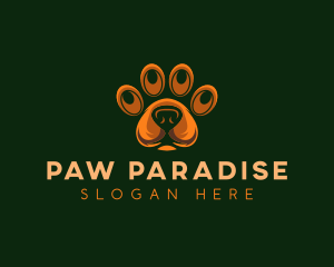 Dog Paw Veterinary logo design