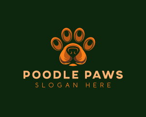 Dog Paw Veterinary logo design