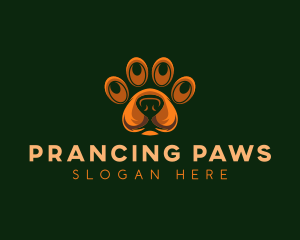 Dog Paw Veterinary logo design