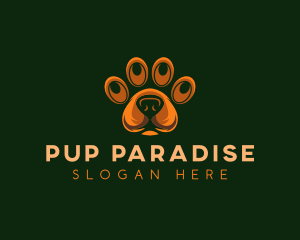 Dog Paw Veterinary logo design